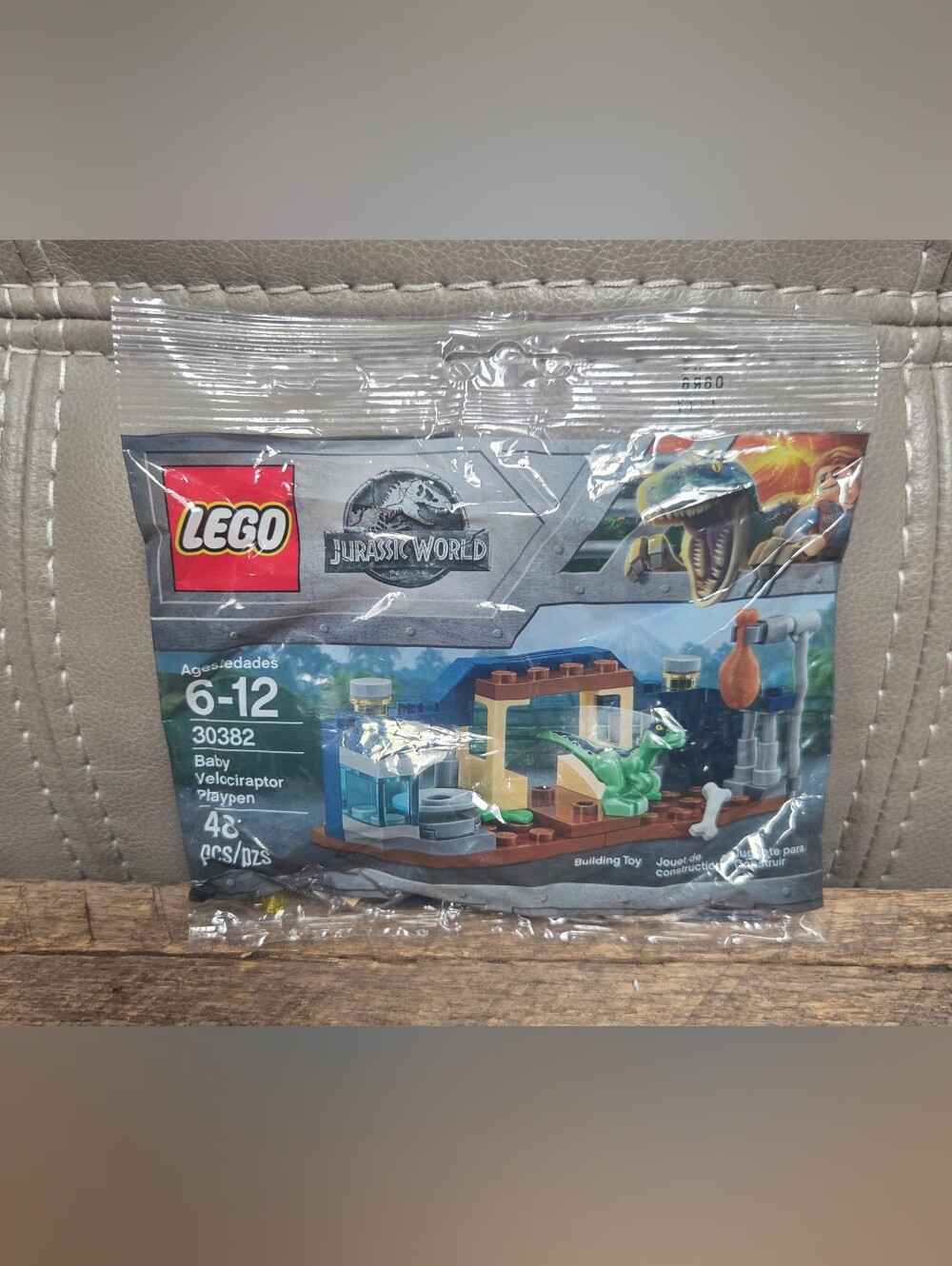 NEW LEGO Jurassic World 30382 Baby Velociraptor Playpen Retired Bin 1H